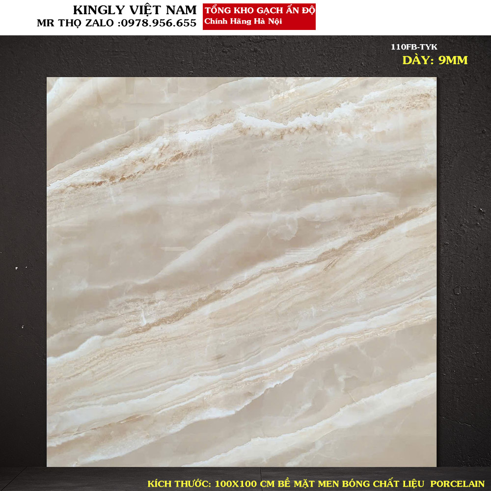 Gạch lát nền 100x100 CM ẤN ĐỘ 110FB